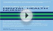 Download Oxford Handbook of Mental Health Nursing Oxford