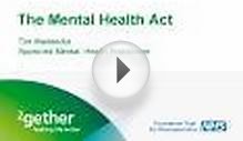 The Mental Health Act